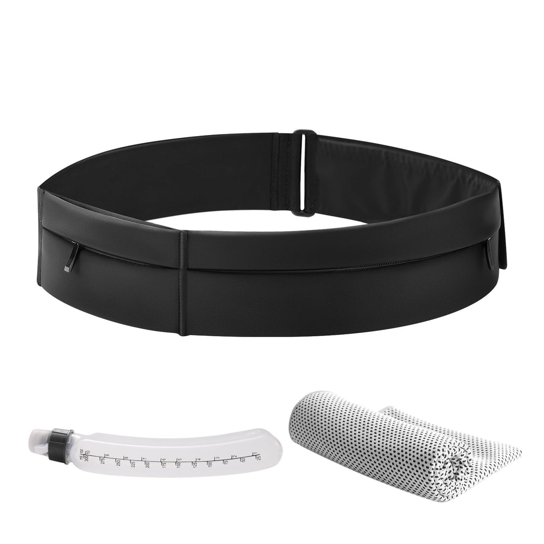 Ultimate Running Belt Bag Water Proof Fanny Pack With Bottle Holder Phone Holder For Running Hydration Belt For Man And Women Adjustable Fit For Runners Marathon Fitness Sports Gear (S Size)