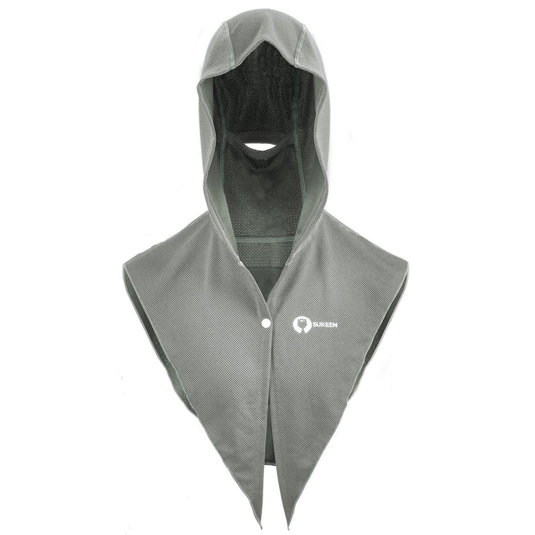 Fitfogo Cooling Hoodie Towel – UV Protection Instant Cooling Neck & Face Wrap for Workout, Sports & Hot Weather (Lightweight & Reusable)