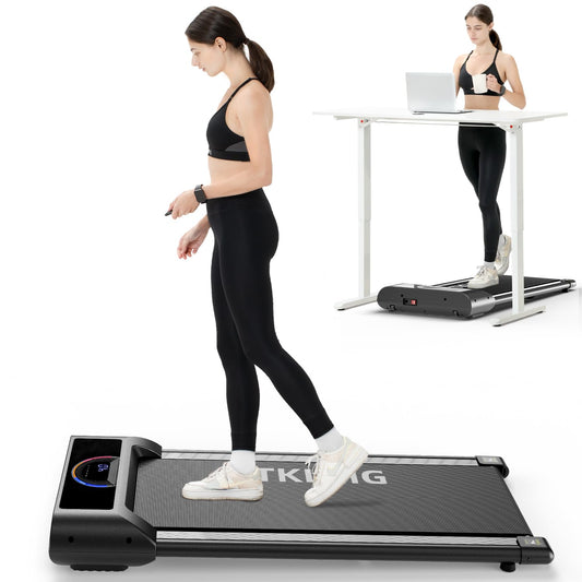 EGORUN Walking Pad Under Desk Treadmill Treadmills for Home/Office Walking Pad Treadmill Under Desk 265 Lb Capacity Portable Treadmill with Remote & LED Screen- Ideal for Fitness Enthusiasts