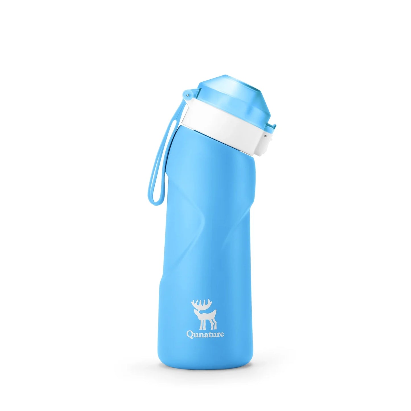 Collapsible Soft Water Bottle with Angled Spout
