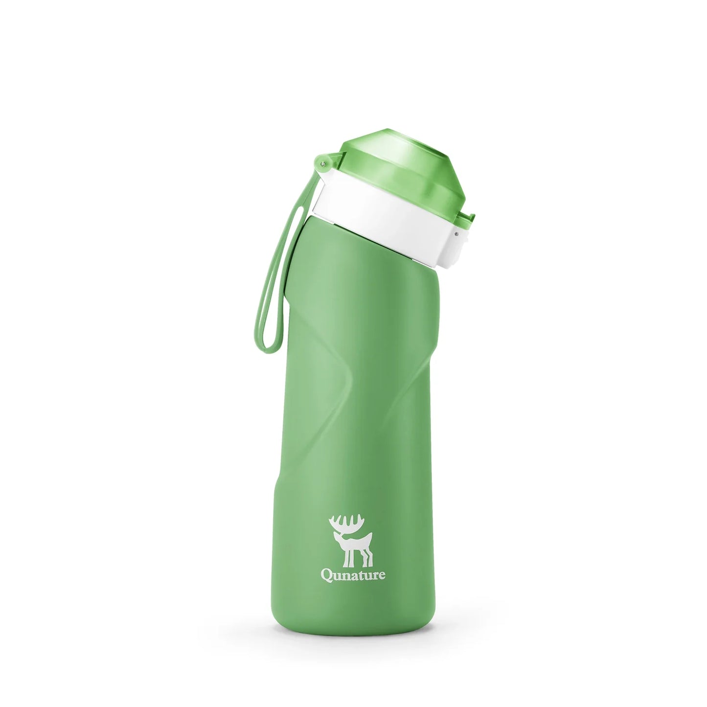 Collapsible Soft Water Bottle with Angled Spout
